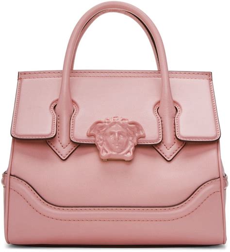 versace pink impire bag|Versace bags for women.